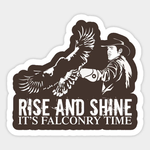 Falconry - Its Falconry Time Sticker by Shiva121